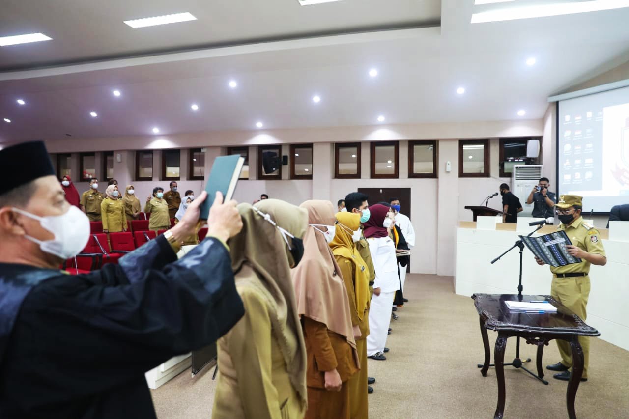 Lantik 91 Pejabat Fungsional, Danny: Seharusnya Kalian Dilantik Sebelum Saya