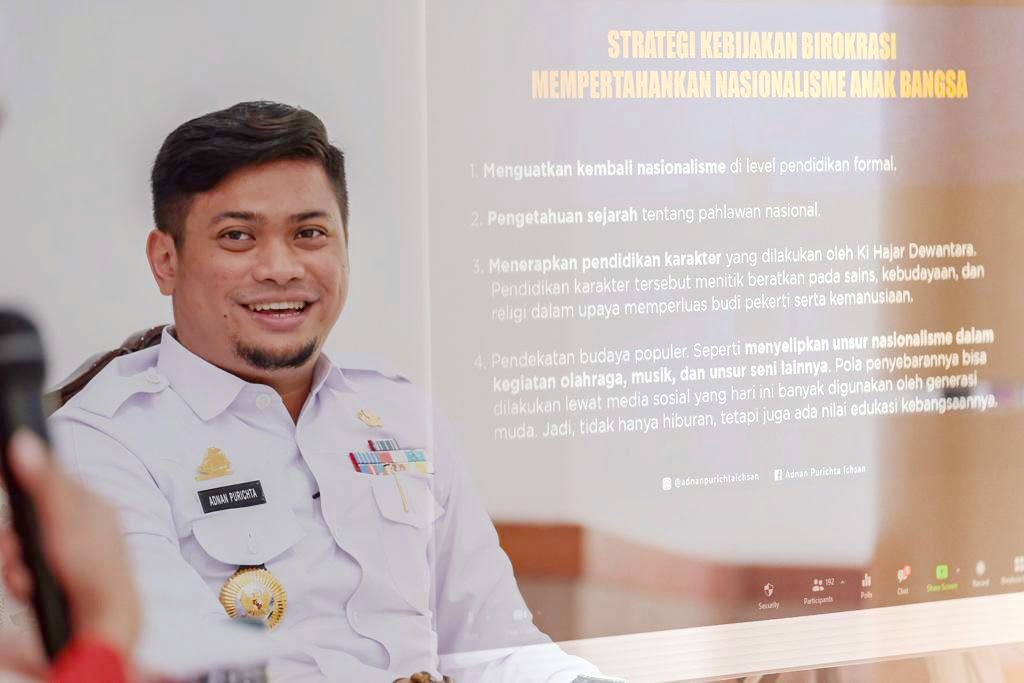 Bahas Wawasan Kebangsaan ke Pelajar, Bupati Adnan: Bangsa Adalah Cerminan Jati Diri Kita