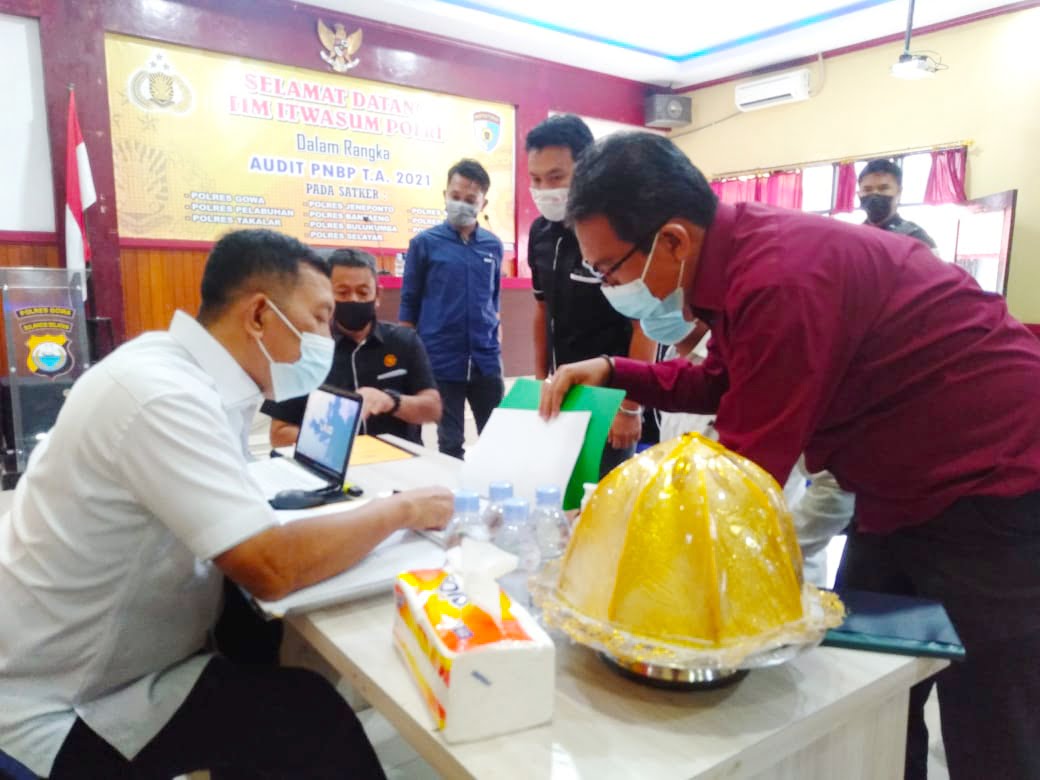 Itwasum Polri Audit PNBP Sepuluh Polres se Polda Sulsel