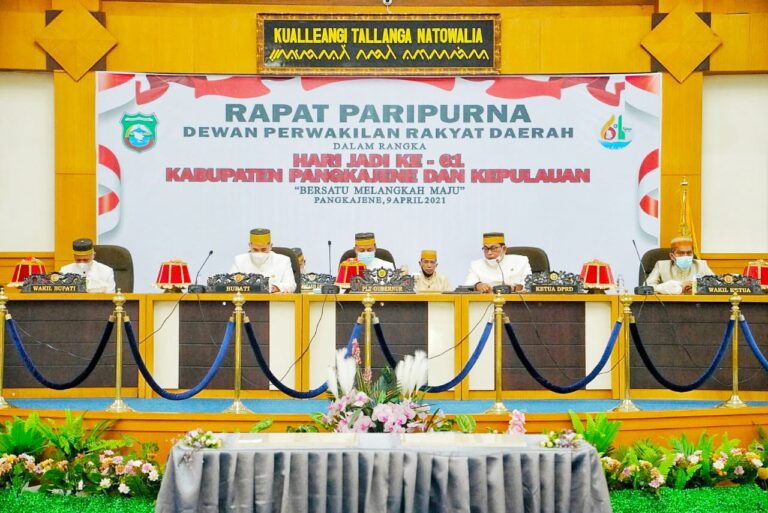 61 Tahun Pangkep, Plt Gubernur Sulsel : Saya Mau Membangun untuk Kebutuhan Masyarakat