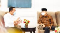 Sinergitas Pembangunan, Wali Kota Parepare Temui Plt Gubernur Sulsel