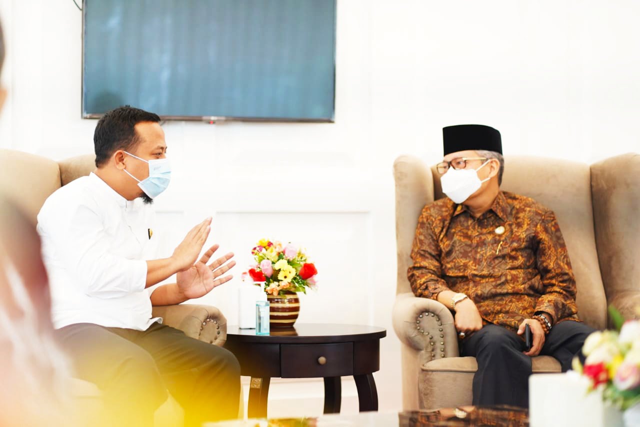 Sinergitas Pembangunan, Wali Kota Parepare Temui Plt Gubernur Sulsel