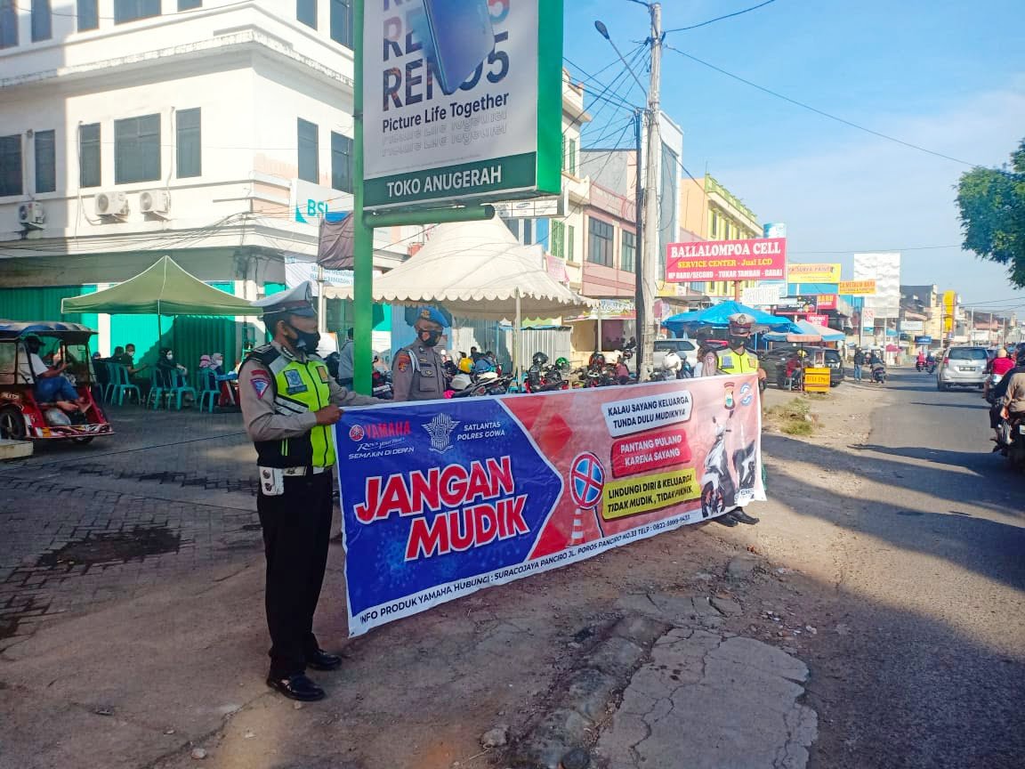 Polres Gowa Gencar Turun ke Jalan, Gelar Operasi Keselamatan 2021