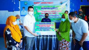 Bupati Pangkep Hadiri Penyerahan BLT-DD Tahap 2