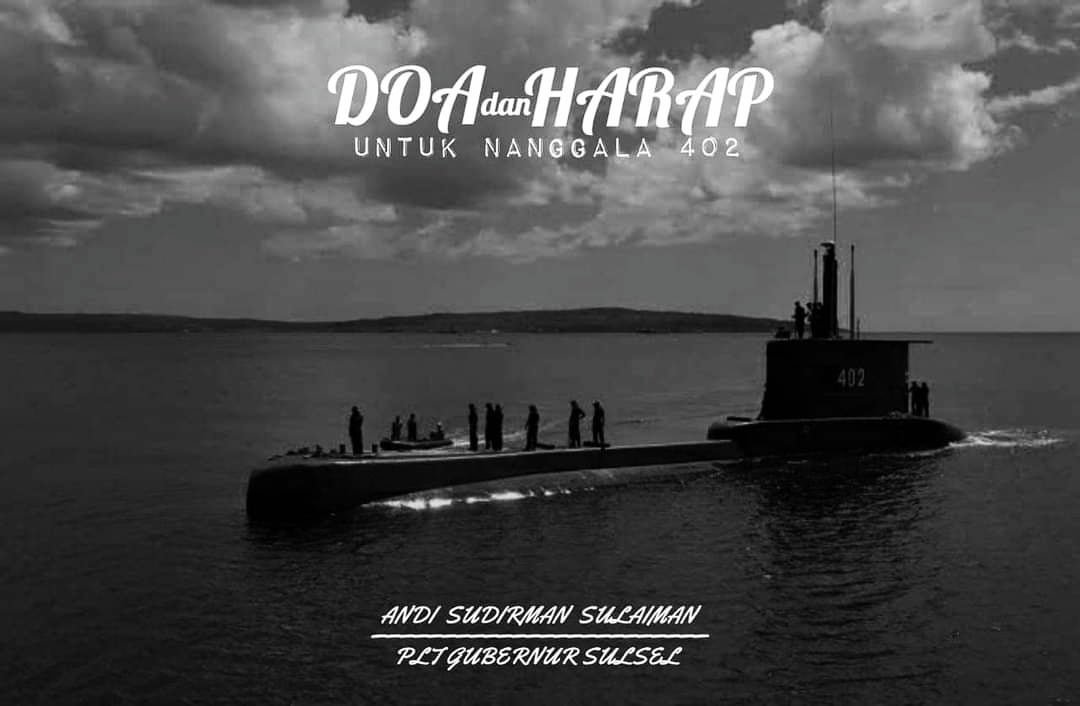 Plt Gubernur Sulsel Ajak masyarakat mendoakan seluruh Awak KRI Nanggala 402 Selamat