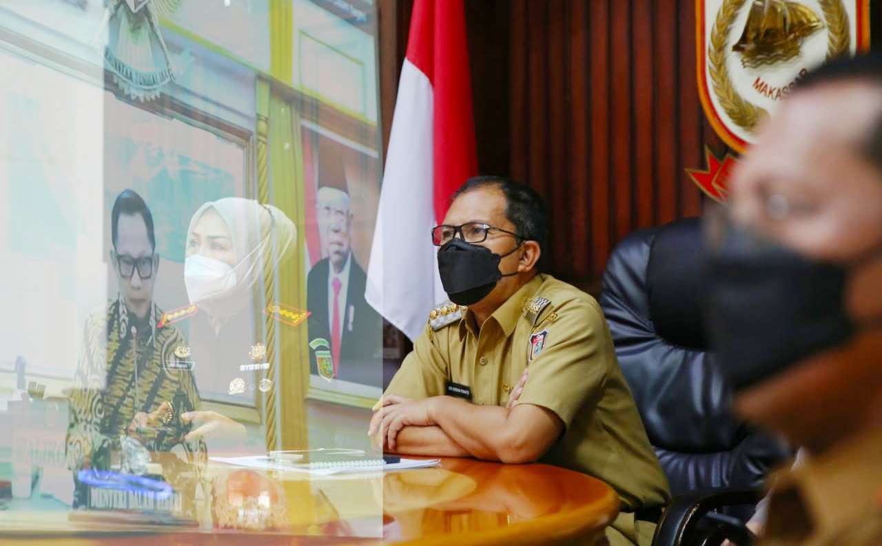 Antisipasi Lonjakan Covid 19 Jelang Lebaran, Danny Pomanto Hadiri Rakor bersama Mendagri
