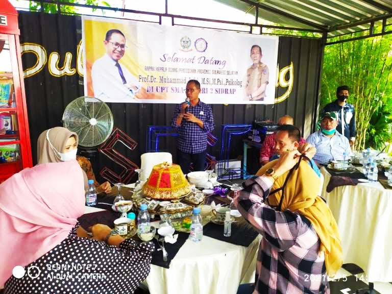 Kepala Dinas Pendidikan Sulsel Apresiasi Penataan SMAN 2 Sidrap