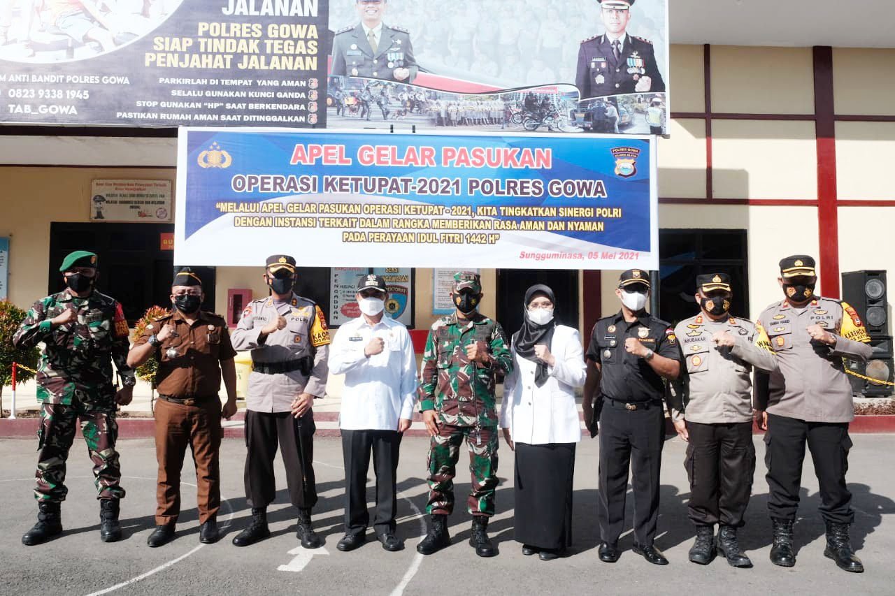 Wabup Gowa Harap Operasi Ketupat Mampu Tekan Klaster Baru Covid-19