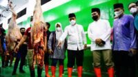 Jelang Idul Fitri, Plt Gubernur Sulsel Tinjau RPH Manggala, Jamin Ketersediaan Daging