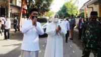 Shalat Idul Fitri di Belakang DPRD, Fatmawati Tak Bosan Ingatkan Protokol Kesehatan