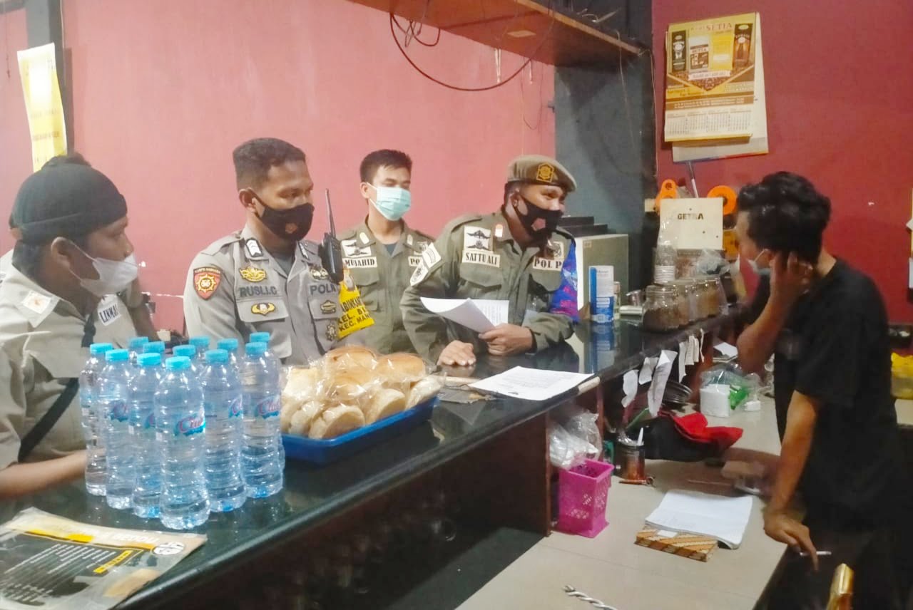 Satgas Raika Kecamatan Manggala Datangi 12 Titik Rawan Kerumunan