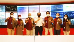 Kagumi Konsep Smart City Makassar, Bank Indonesia Kunjungi War Room Balaikota