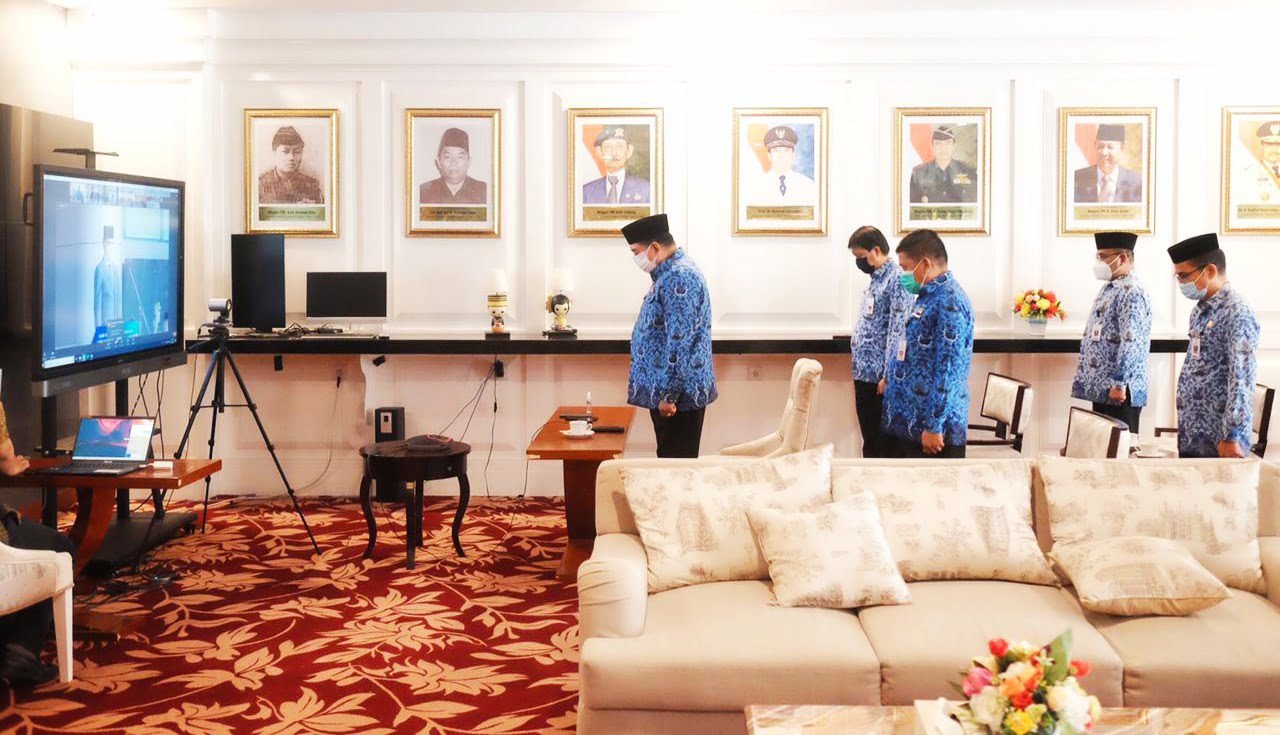 Ikuti Harkitnas ke 113, bersama Sekprov Sulsel, Amson: Momentum bangkitnya Indonesia di masa Pandemi