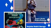 Gojukai Bukit Baruga Juarai Direktur Cup PNUP Virtual Kata Technique