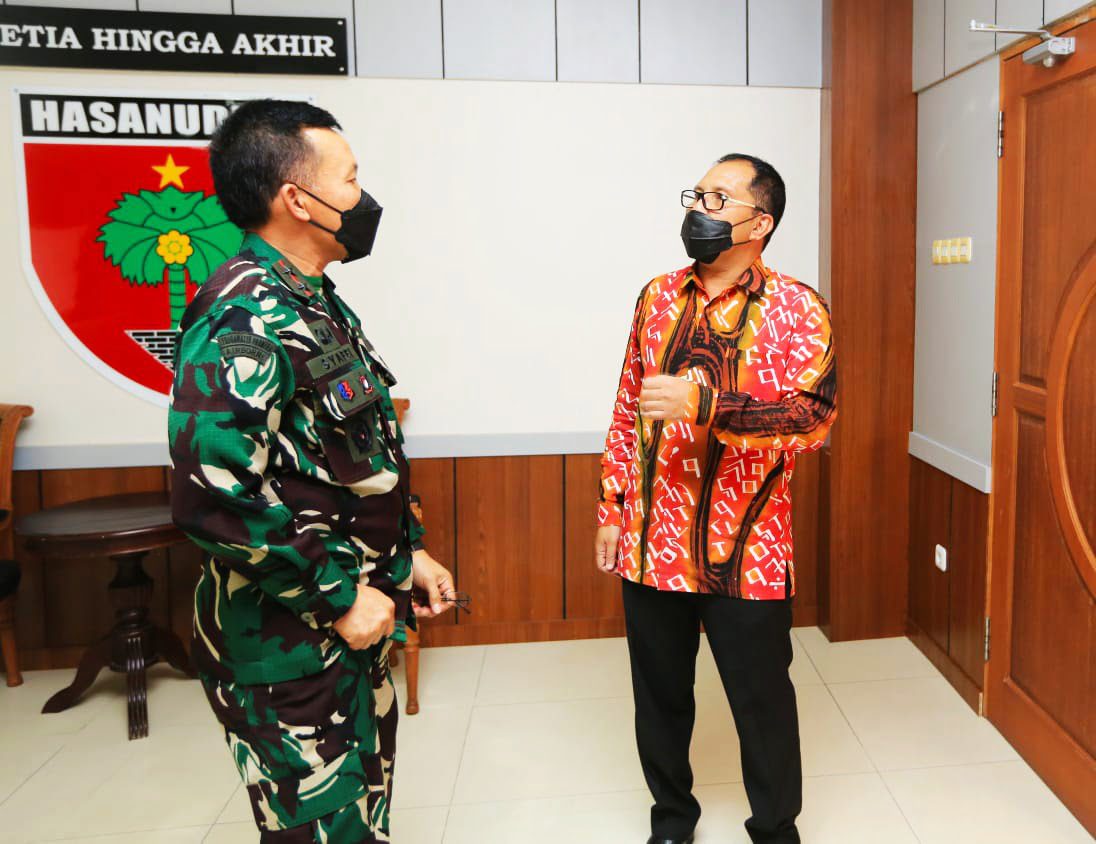 Silaturahim Wali Kota Makassar-Pangdam XIV Hasanuddin, Danny Pomanto Beberkan Satgas Covid Hunter