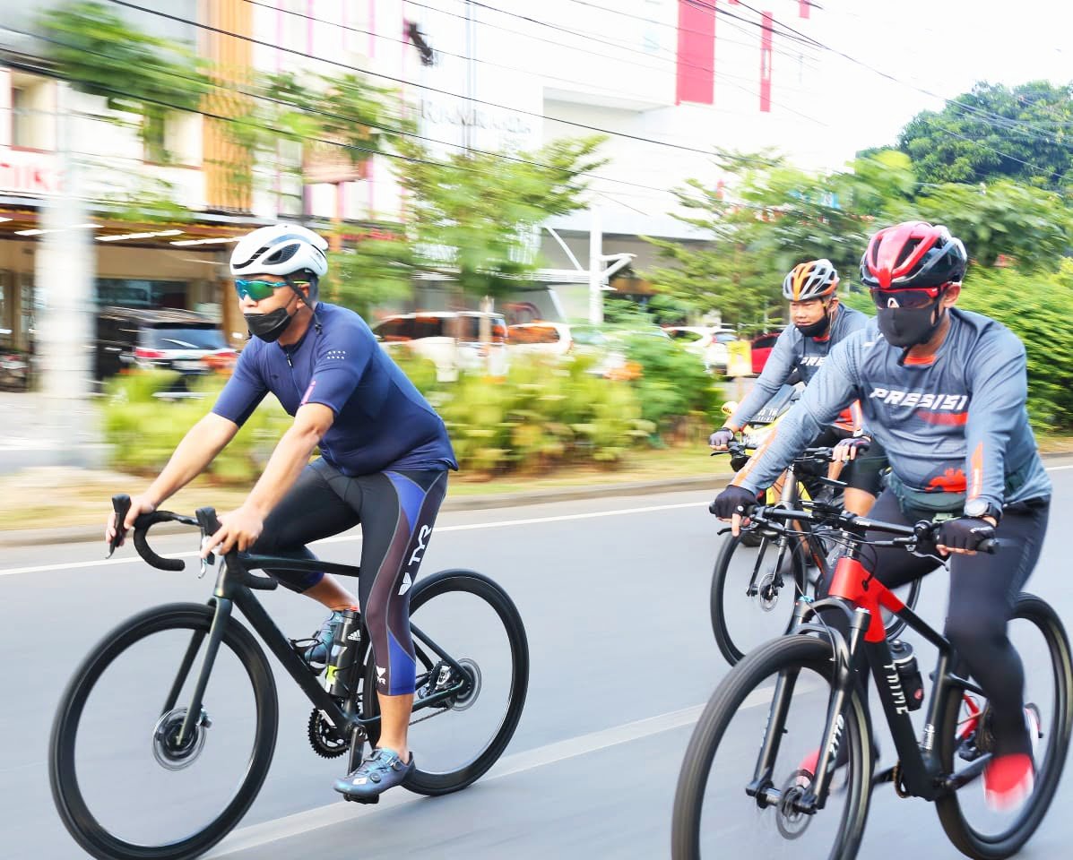 Danny Jalin Silaturahim Bersepeda Santai Bersama Forkopimda