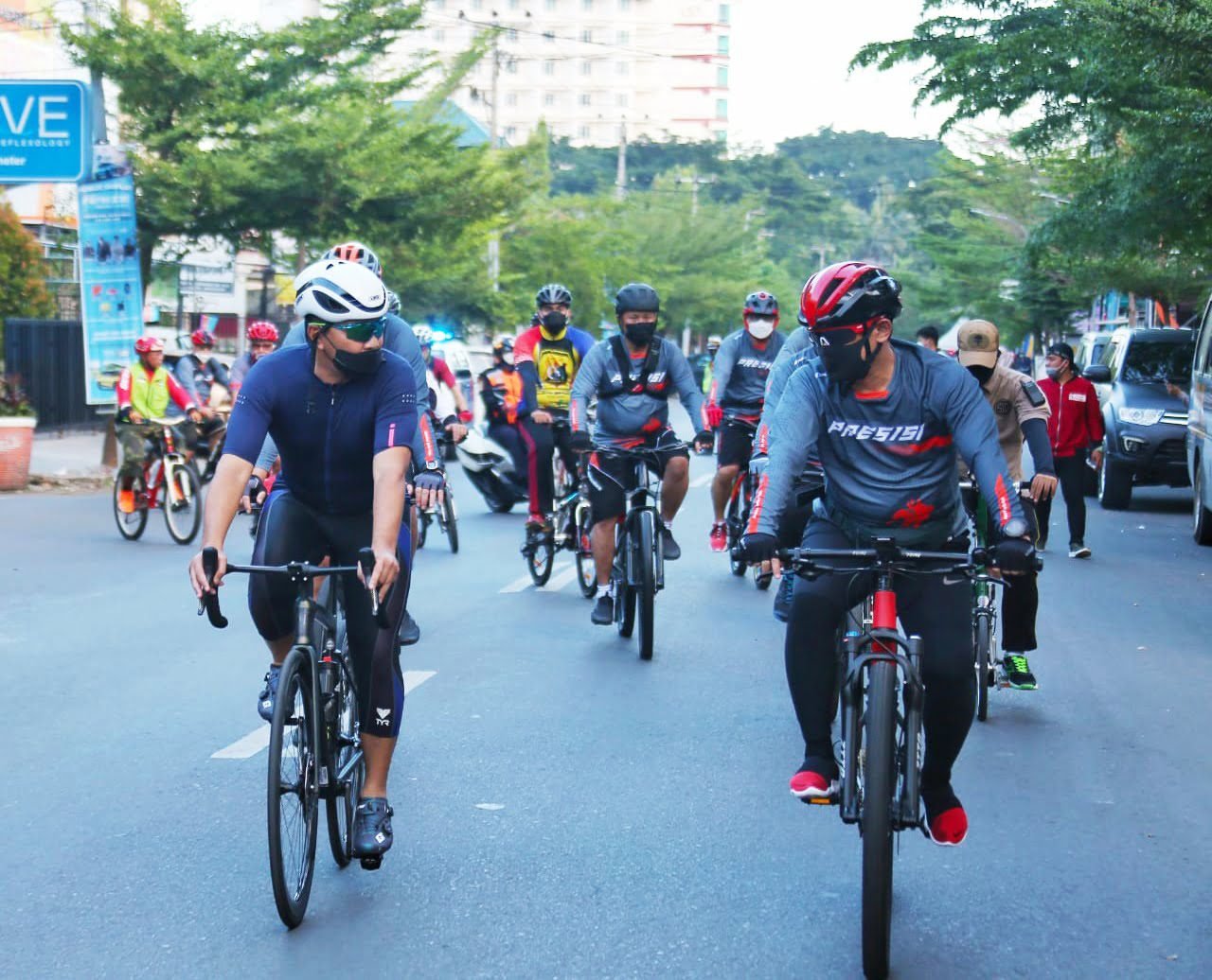 Danny Jalin Silaturahim Bersepeda Santai Bersama Forkopimda