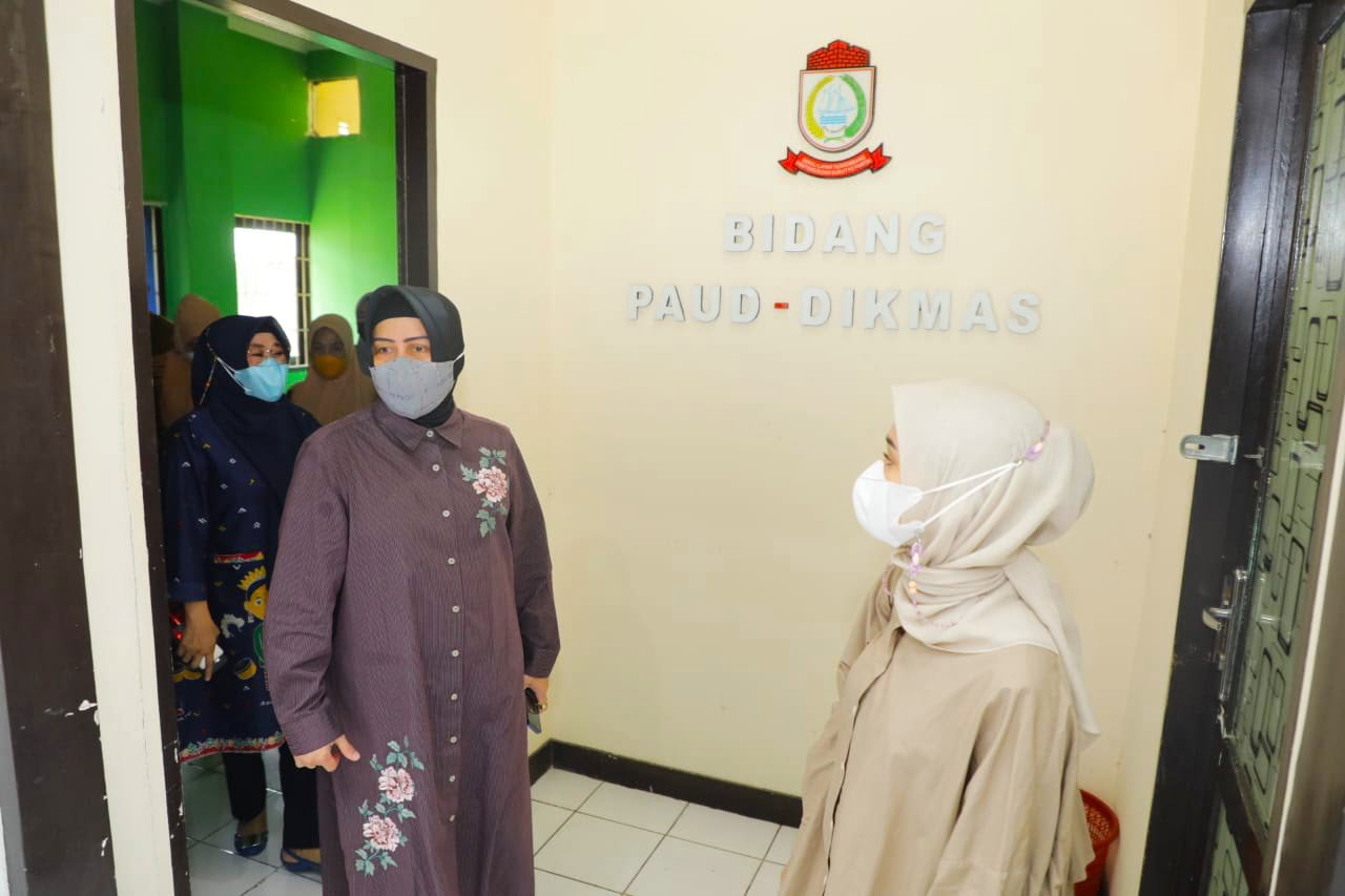 Indira Yusuf Ismail Tinjau PAUD dan TK di Kota Makassar