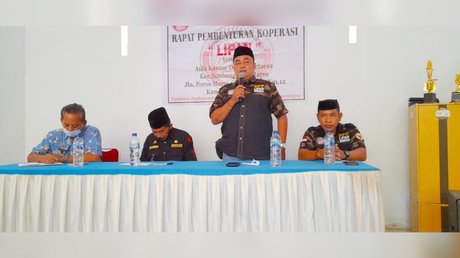 Rapat pembentukan Koperasi LIPAN Indonesia