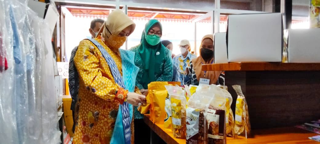 Ketua TP PKK Makassar, Resmi Buka UMKM Biringkanaya Expo 2021