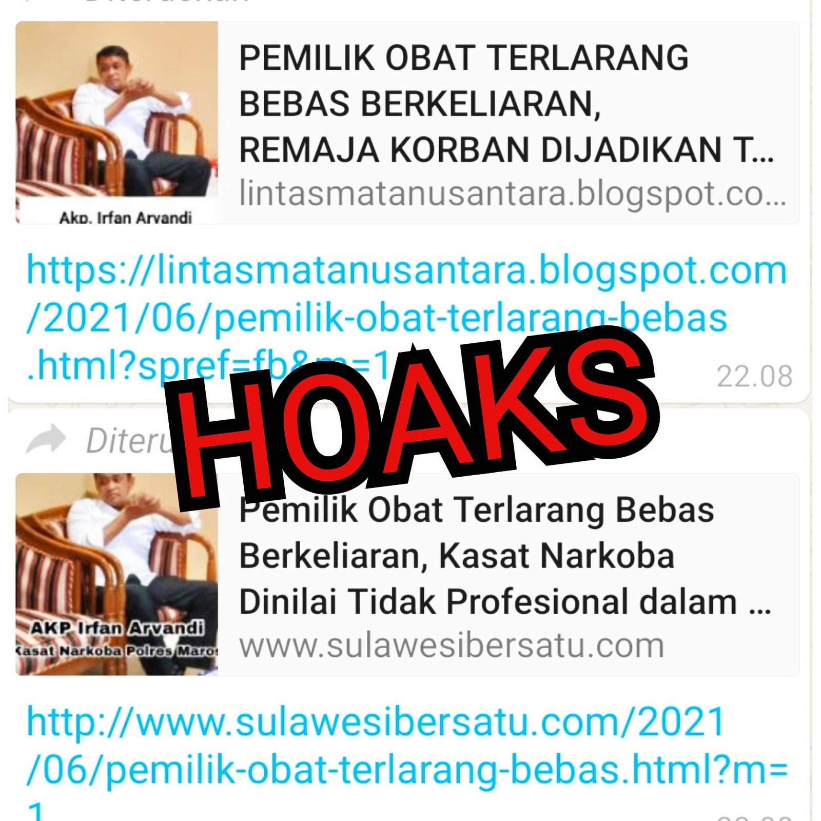 Kasat Narkoba Polres Maros Bantah Berita Melepaskan Tersangka Kasus Narkoba