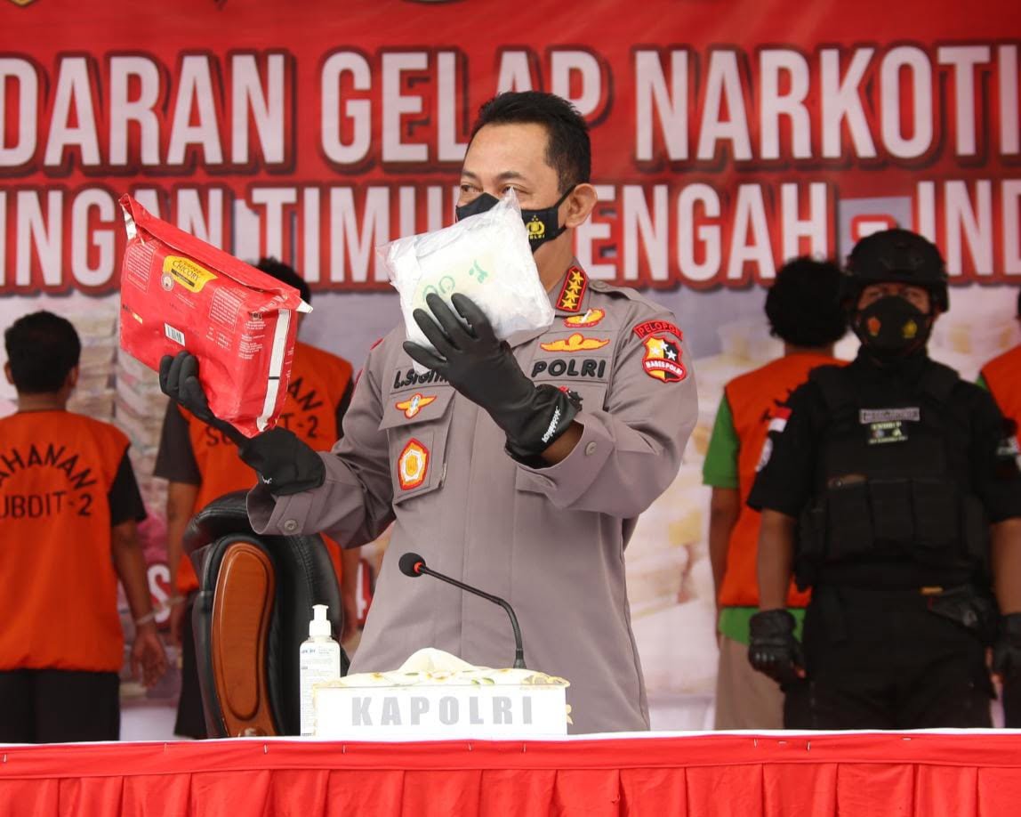 Kapolri Intruksikan deluruh Kapolda Bentuk Kampung Tangguh Narkoba