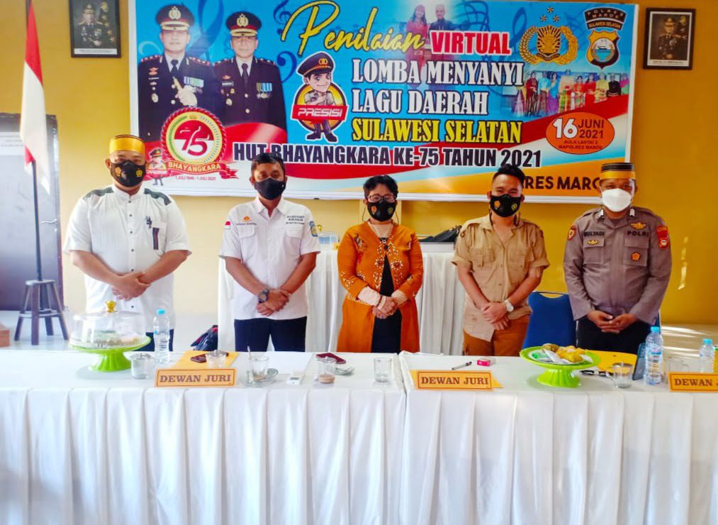 Ini Juara Pemenang Lomba Nyanyi Lagu Daerah Polres Maros