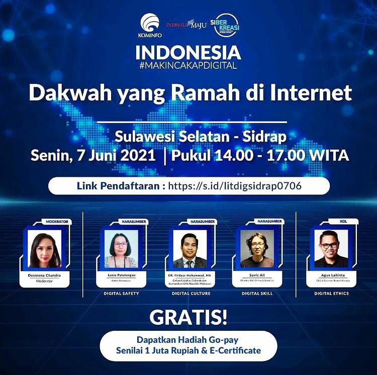 Kemenkominfo Tingkatkan Kesiapan dan Kecakapan Literasi Digital Masyarakat Lewat Webinar