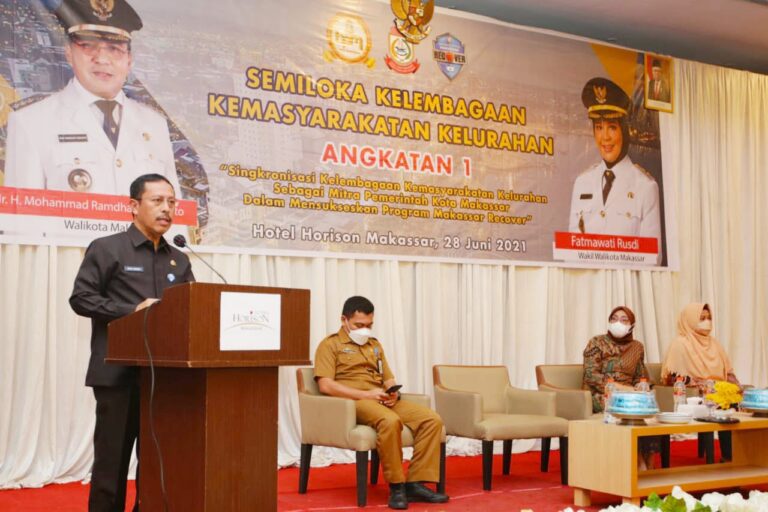 Satukan Persepsi, Pemkot Makassar Gelar Semiloka Kelembagaan Kelurahan