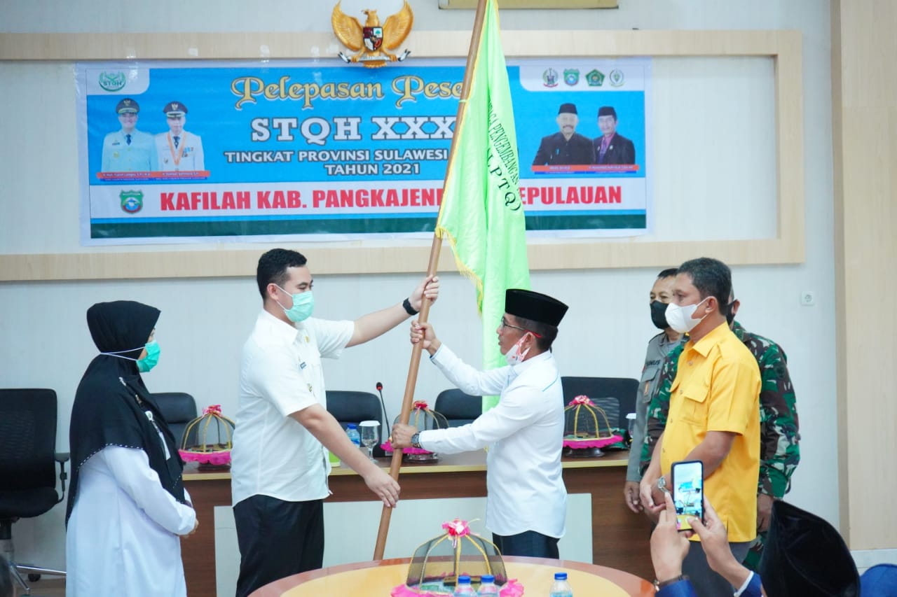 Bupati MYL Lepas Kafilah STQH ke Sidrap 2 Pelepasan kafilah STQH Pangkep