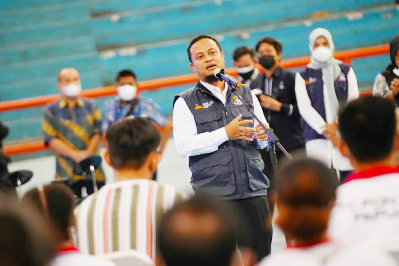 Target Juara di PON XX Papua, Plt Gubernur Semangati Atlet