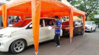 Warga Gowa-Makassar Antusias Ikut Vaksinasi Drive Thru di Citraland