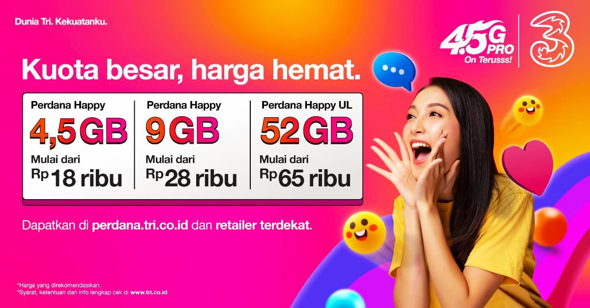 Tri Indonesia Lengkapi Kebutuhan Akses Digital Warga Makassar