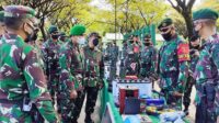 Asops Kasad Periksa Kesiapan Satgas Pamtas Mobile Yonif Para Raider 431/SSP