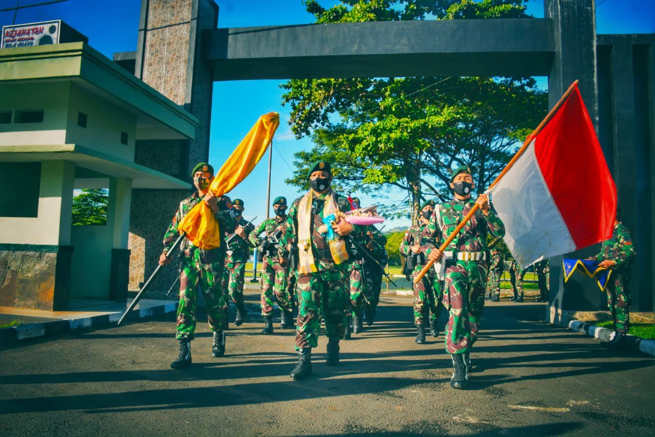 Pangdivif 3 Kostrad Sambut Satgas Pamrahwan Yonif Para Raider 432/WSJ