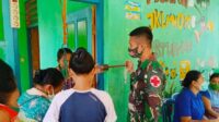 Gelar Posyandu, Satgas Yonarmed 6/3 Kostrad Jamin Tumbuh Kembang Balita di NTT