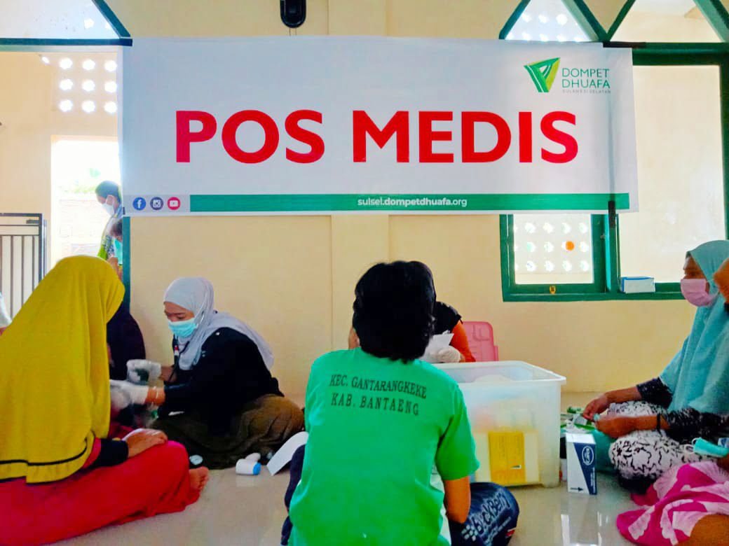 Dompet Dhuafa Sulsel Salurkan Bantuan Medis dan Logistik Untuk Penyintas Banjir Jeneponto