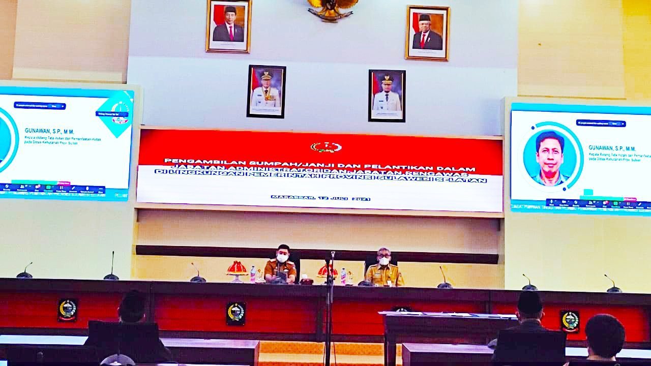 Abdul Hayat Gani Lantik 46 Pejabat Eselon III-IV