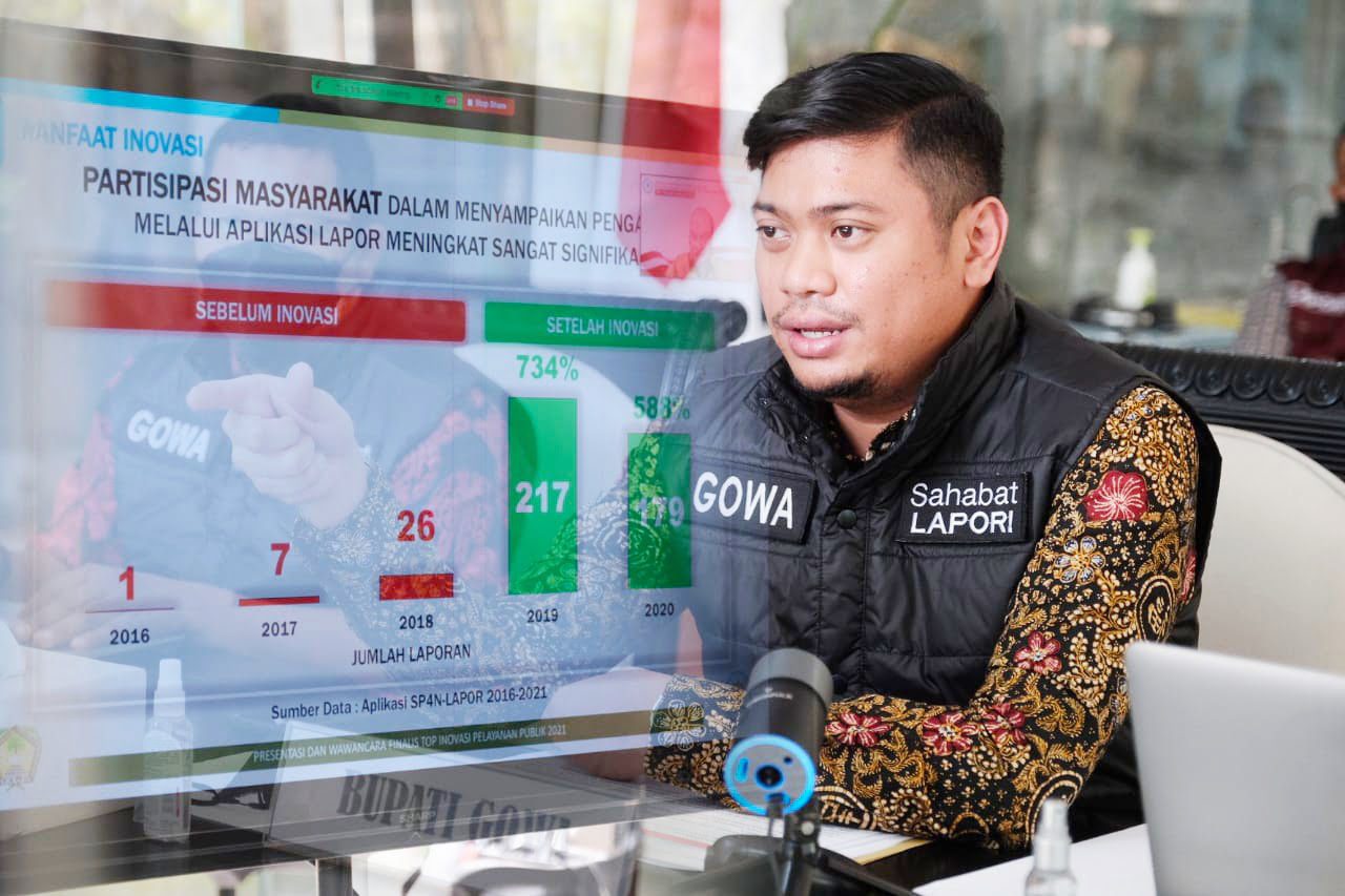 Ikut Presentasi Kompetensi Inovasi Pelayanan Publik 2021, Adnan Paparkan "Sahabat Lapor"