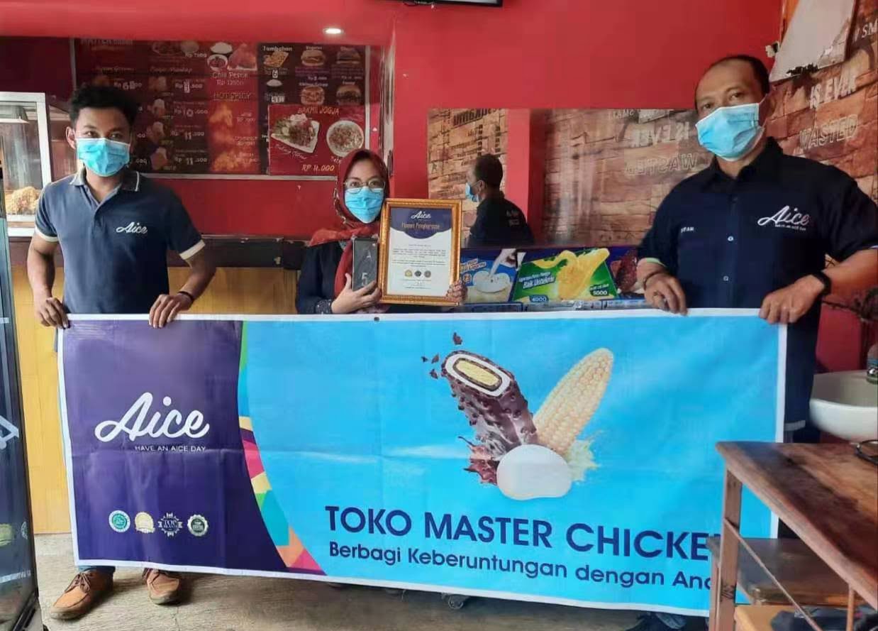 Aice Komitmen Bantu UMKM dan Edukasi Masker ke Masyarakat