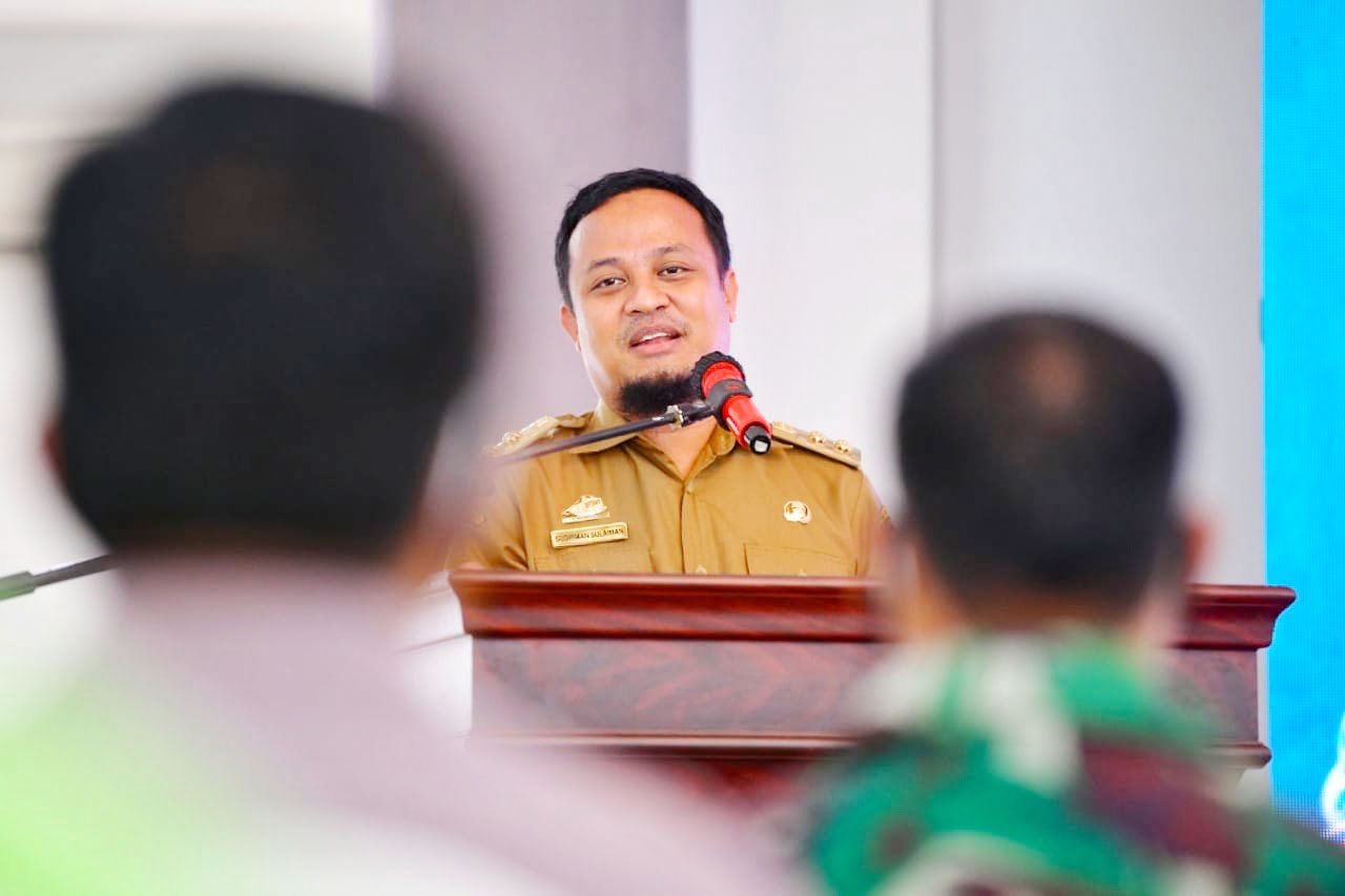 Pelaksana Tugas Gubernur Sulawesi Selatan Andi Sudirman Sulaiman
