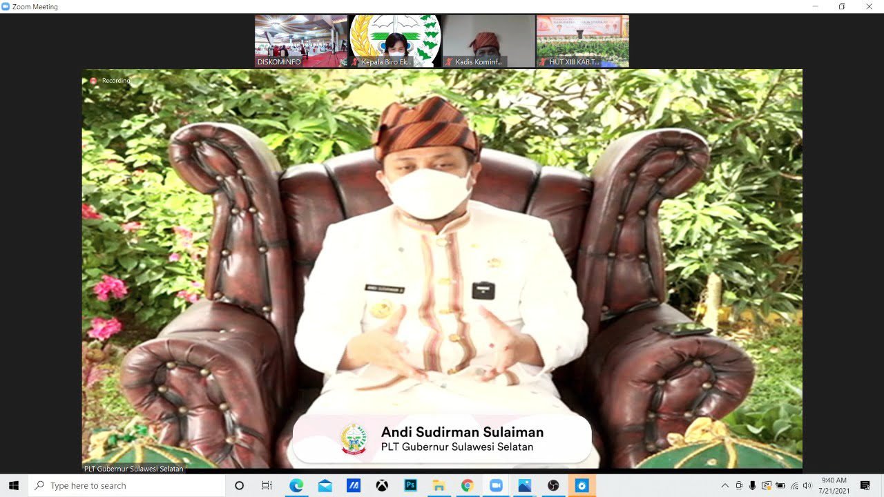 HUT ke-13 Toraja Utara, Plt Gubernur: 2019-2021, Kurang Lebih Rp400 Miliar Anggaran Masuk Ke Torut