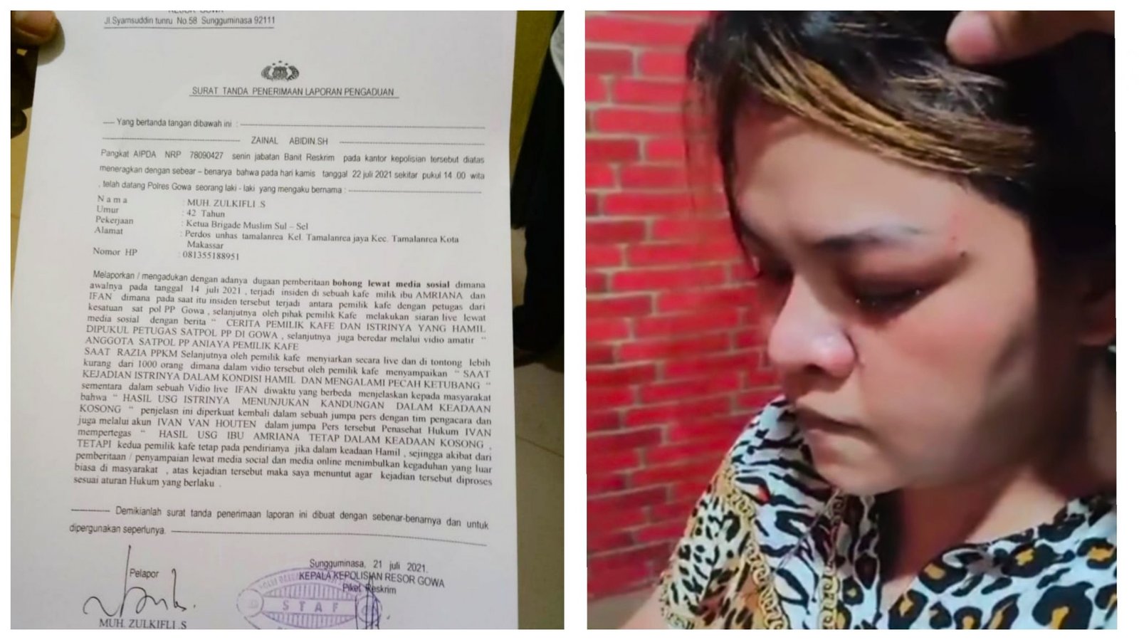 Giliran Pemilik Warkop Amriana Dilapor Ke Polisi