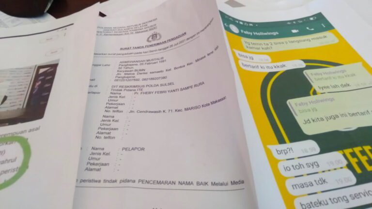 Oknum Pegawai Bank Laporkan Balik "NR" ke Polda Sulsel 5 Oknum Pegawai Bank Laporkan Balik NR ke Polda Sulsel
