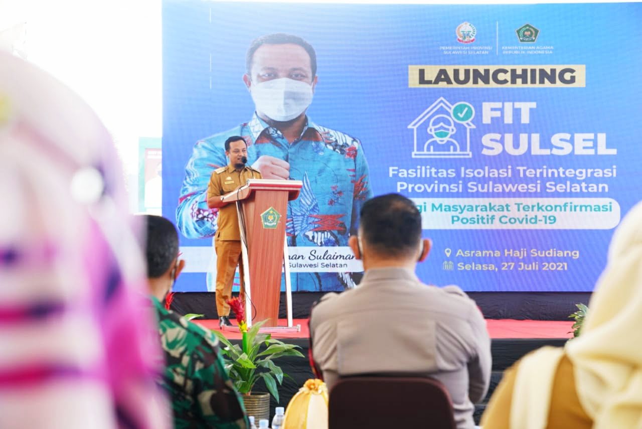 Andi Sudirman Fasilitas Karantina bagi Pasien Positif Covid-19 di Asrama Haji