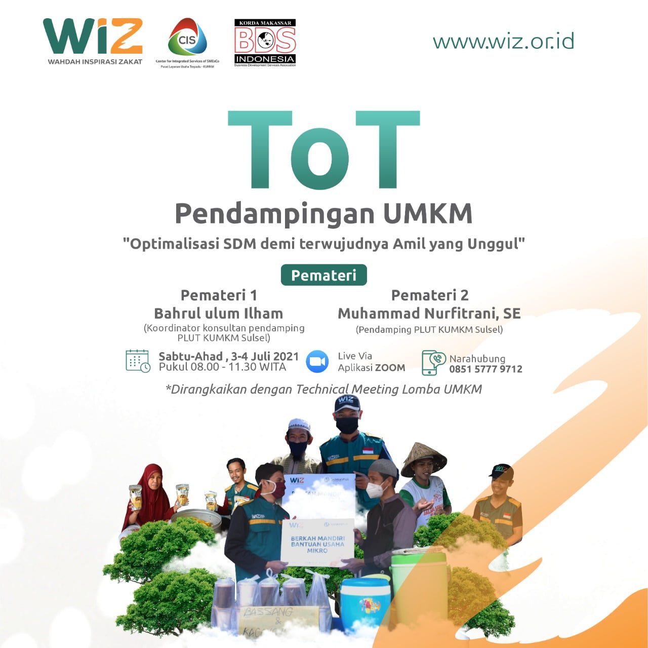 Konsultan PLUT Sulsel Latih Amil WIZ Jadi Pendamping UMKM 2 Konsultan PLUT Sulsel Latih Amil WIZ Jadi Pendamping UMKM