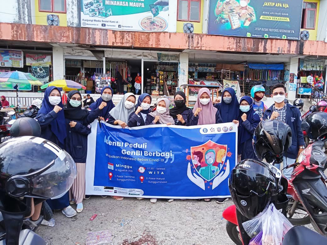 GenBi Komisariat UIN Alauddin Makassar Gelar Aksi Peduli dan Berbagi