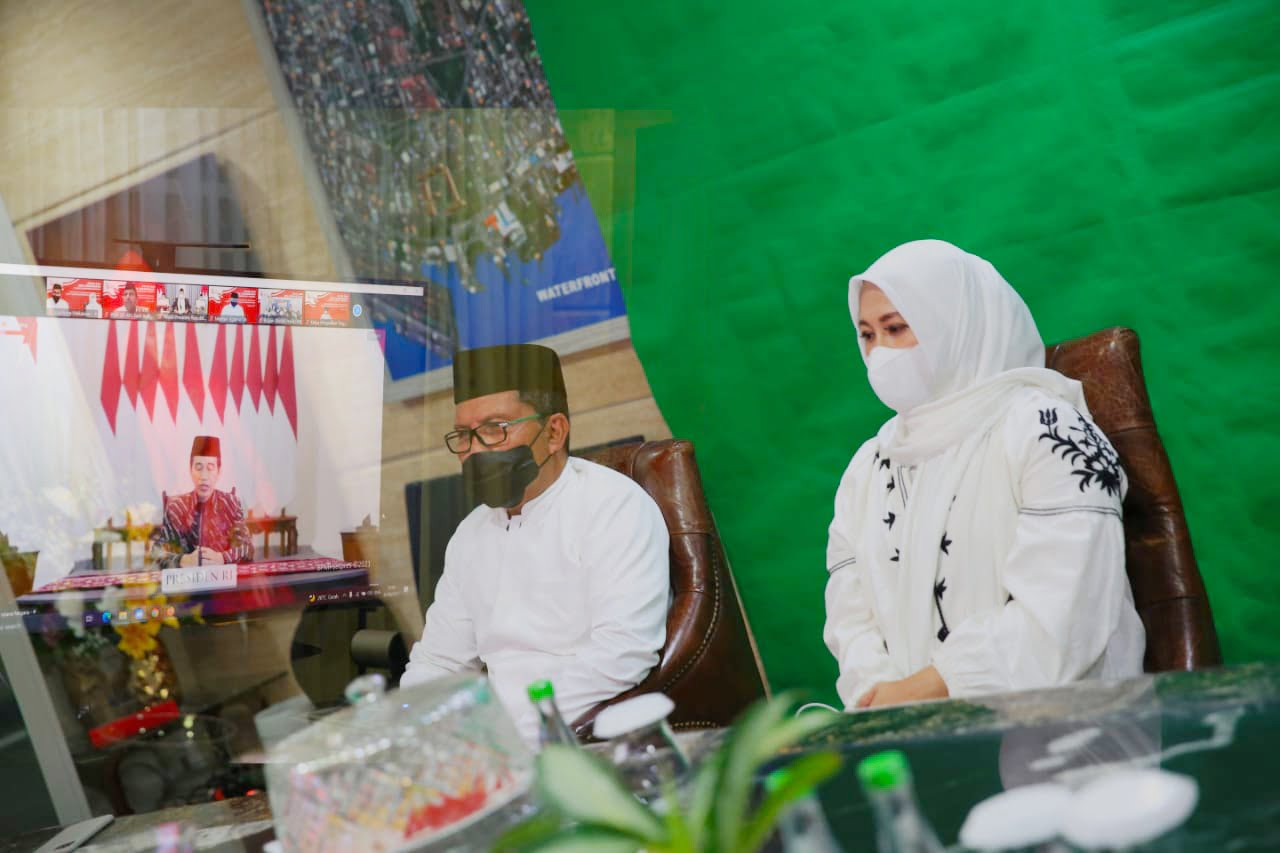 Danny-Fatma Hadiri Zikir & Doa Kebangsaan 76 Tahun Indonesia Merdeka Bersama Presiden Joko Widodo