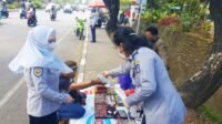 Turun ke Jalan, Tim Edukasi Dishub Sulsel Bubarkan Kerumunan