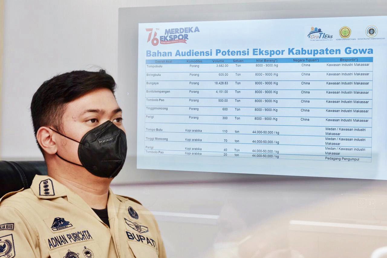 Kabupaten Gowa Siap Berpartisipasi Dalam Merdeka Ekspor